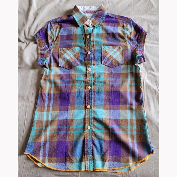 Women's Arnold Zimberg Plaid Shirt (S) - Picture 8 of 9